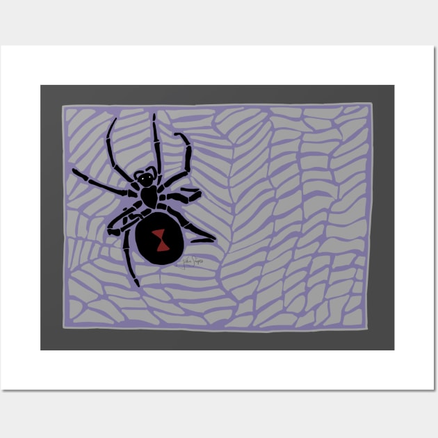 Black Widow (Gothic) Wall Art by JSnipe